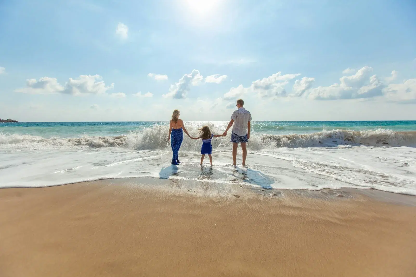Family with insurance protection in Austria
